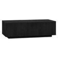 Table basse rectangulaire grain noir – 4 à 6 places