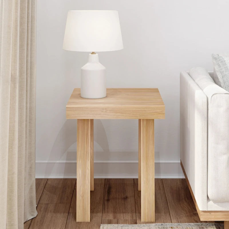 Table d'appoint en pin massif brossé – Utilisateur unique