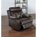 Fauteuil inclinable individuel – Marron / Anthracite, 1 place